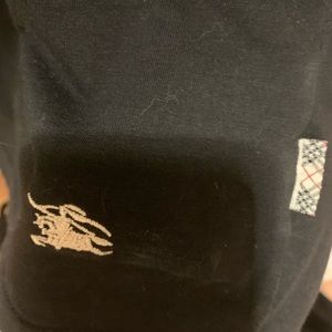 Burberry collar shirt with zipper